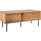 Ebuy24 Salontafel Kyoto | mdf naturel 100x50x45 cm salontafels | NADUVI