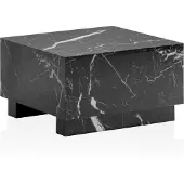 Wohnling Salontafel MONOBLOC zwart 60x60x35 cm - WL6.851