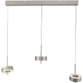 Paul Neuhaus 3-lichts hanglamp Q-Rotate aluminium modern