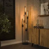 Zijlstra Vloerlamp Tube, zwart, Woon-/ Eetkamer, metaal, Modern, vloerlamp