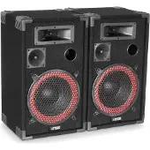 Skytec DJ PA Luidspreker en Versterker combinatie 700W