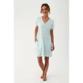 Promise - Nachthemd Floral Whisper - maat XXL - Blauw