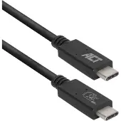 ACT USB4 20Gbps 240W USB Type-C kabel, USB-IF gecertificeerd, 1 meterAC7431