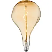 Home Sweet Home Ledfilamentlamp Flex - Amber - D16,5cm - Dimbaar - Warm Wit - E27 - 3w
