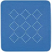 Spirella Antislip Badmat Alaska - Blauw - 55x55cm