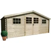 Solid Initia Beignee Tuinhuis - Vuren - Onbehandeld - 508x388x218,1cm