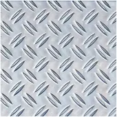 Alberts Structuurplaat - Aluminium - Natuur - Ruwpleister-reliëf - 120x1000x1,5mm