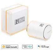 Netatmo Slimme Thermostaat - Slimme verwarming - Inclusief 1 Slimme Radiatorknop - Wit
