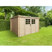 Solid Initia Elvenes Tuinhuis - Vuren - Onbehandeld - 298x238x191,8cm