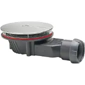 Wirquin Slim+ doucheafvoerplug Ø90mm d40 metaal