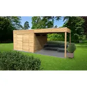 Solid Superia Cube Viterbo Tuinhuis - Vuren - Geïmpregneerd - 591,7x298,8cm