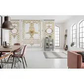 Komar Fotobehang Roaring Royal - Wit - 2,50m X 400cm