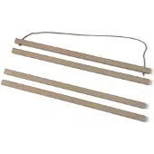 Praxis Posterhanger Eiken 20 Posterhanger - Magnetische Strip - Poster Ophangsysteem - Posterhanger 1.5x21 Cm Kunststof Bruin