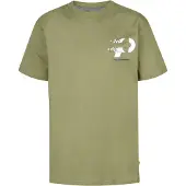 Petrol Industries Shirt groen / zwart / wit