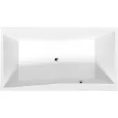 Polysan Quest Rechthoekig bad 180x100x49cm, wit