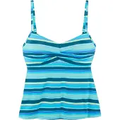 s.Oliver Tankinitop turquoise / lichtblauw / donkerblauw