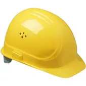 Voss veiligheidshelm INAP-Master 4, EN 397, polyetheen, zwavelgeel, hoofdomtrek 51-64 cm, 4-punts harnasgordel