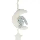 Mini Club muziekdoos konijn pluche 35cm Off white/sage green