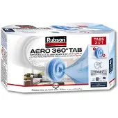 Rubson AERO 360 Navullingen Neutral 4 Stuks | Vochtvanger Luchtontvochtiger Navulling | Vochtvanger Navul Tabs | Kamer Ontvochtiger & Vochtopnemer Tabs.