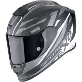 Scorpion EXO R1 Evo Carbon Air, racehelm, zwart mat/wit, maat L (59/60)