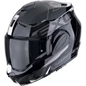 Scorpion EXO-Tech Evo Traveller Zwart Wit Systeemhelm Maat S
