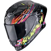 Scorpion EXO-R1 Evo II Air Savage Integraalhelm Zwart/Blauw/Pink M unisex