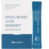Mizon Hyaluronic Acid Sherbet Peeling Scrub – Zachte, verzorgende peeling 40 St