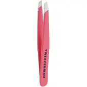 Tweezerman Mini Slant Tweezer Schuin mini pincet, Roségoud Pincet 1 st Geranium