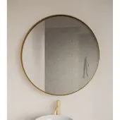 Gliss Design Asteri ronde spiegel 80cm mat goud
