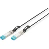 Digitus DN-81221-01 InfiniBand en Glasvezelkabel 1 m SFP+ Zwart