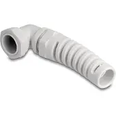 DeLOCK Kabelwartel met trekontlasting | 90° haaks | PG21 | 13-18 mm | IP68 | grijs | 1 stuk