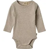 Wheat Rompertje/body 'Spencer' greige