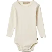 Wheat Rompertje/body 'Regitze' offwhite