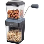 GEFU TRITO Notenmolen – Handmatige Hakmolen voor Noten, Chocolade en Koekjes – Met Opvanglade – RVS
