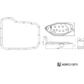 Blue Print Hydrauliekfilterset, automatische aandrijving ADBP210075