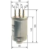 Bosch Brandstoffilter F 026 402 229