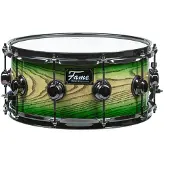Fame Fortress Snare 14"x6,5" Green Burst - Snare drum