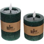 Packlinq LED Pillar kaars Ø7 h. 10 cm goud (1 st)