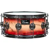 Fame Fortress Snare 14"x6,5" Red Burst - Snaredrum