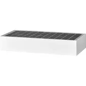 Ledvance Solar Wandlamp met beweging & schemersensor | Rechthoek | 3000K | IP65 | Wit | 6W