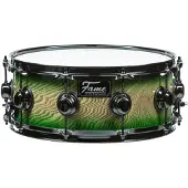 Fame Fortress Snare 14"x5,5" Green Burst - Snare drum