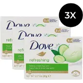 Dove Beauty Cream Bar Refreshing - 3 x 90 gr