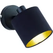 RL LIVE YOUR LIGHT Reality Leuchten 1-lichts spotlamp Tommy, zwart/goud
