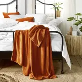 De Witte Lietaer Plaid Snuggly Copper-150 x 200 cm
