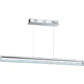 Eglo Hanglamp CARDITO 1 Pendellampe, Alu und Stahl und Glas, IP20, Wohnzimmerlampe Hanglamp, LED verwisselbaar, CCT (1 stuk)