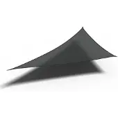 Platinum Sun & Shade - Coolfit - Schaduwdoek – Driehoek - 570x400x400cm – Zwart – 5 jaar garantie - 95% UV protectie – Sterk geweven 285 g/m² - Hoge kleurechtheid