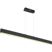 Globo Strakke Hanglamp Verena Zwart 121cm