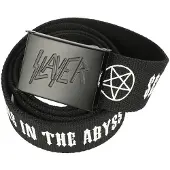 Slayer Riem - Logo - zwart - Maat Standard