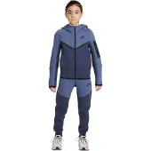 Nike Tech Fleece Sportswear Trainingspak Kids Blauw Donkerblauw Zwart