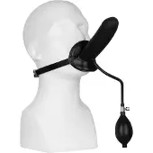 Rimba - Gag Met opblaasbare dildo - Zwart